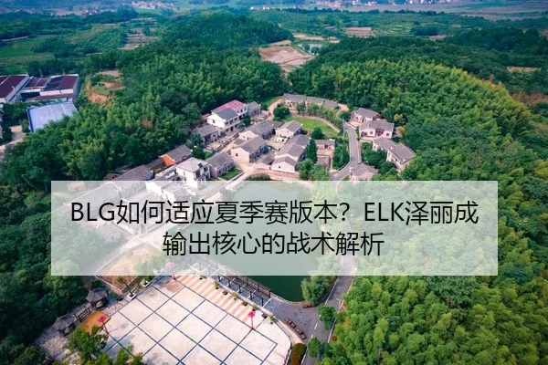 BLG如何适应夏季赛版本？ELK泽丽成输出核心的战术解析